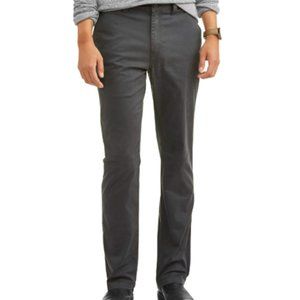 George - Men's Slim Straight Chino Pants, Sz. 31 x 30 Color: Grey Stone